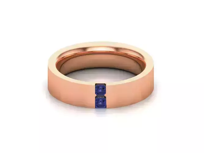 Diamond Band Ring 3dm render detail 