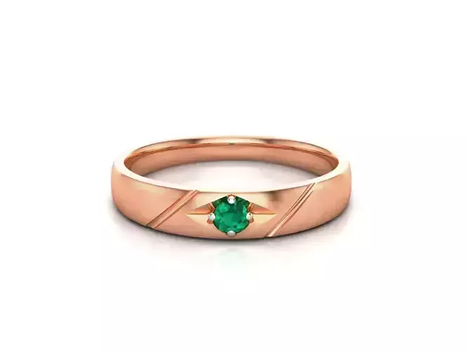 Diamond Band Ring 3dm render detail 