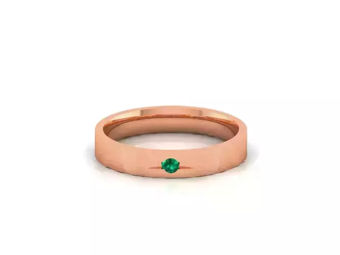 Diamond Band Ring 3dm render detail 