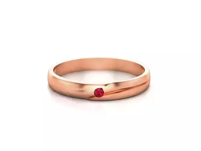 Diamond Band Ring 3dm render detail 