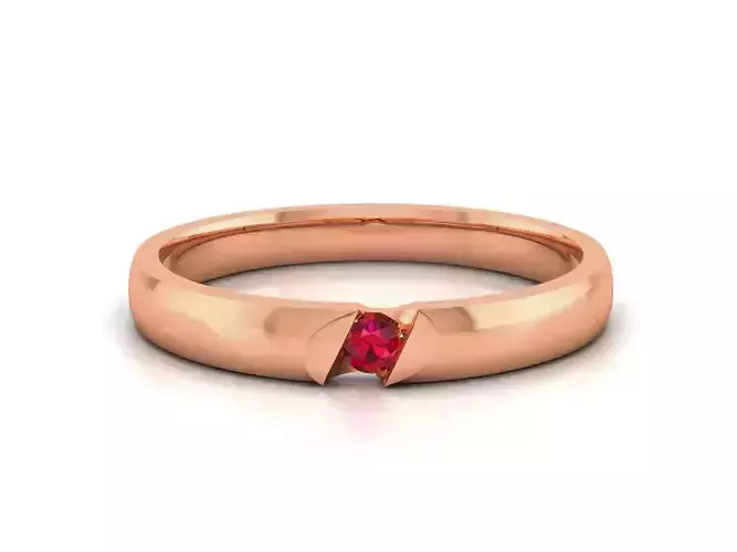 Diamond Band Ring 3dm render detail 