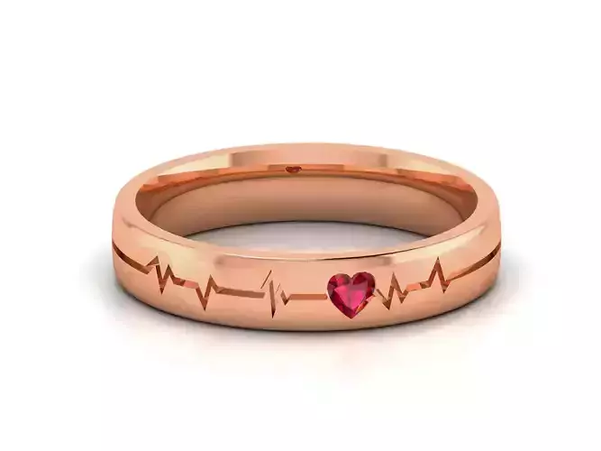 Diamond Band Ring 3dm render detail 