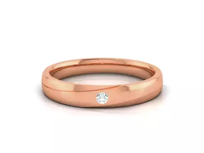Diamond Band Ring 3dm render detail  3D print model