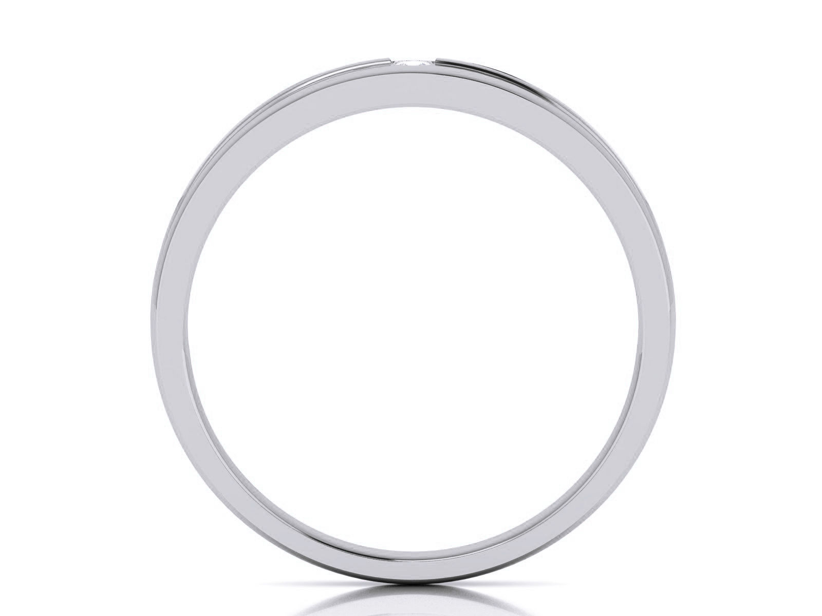 Diamond Band Ring 3dm render detail  3D print model_5