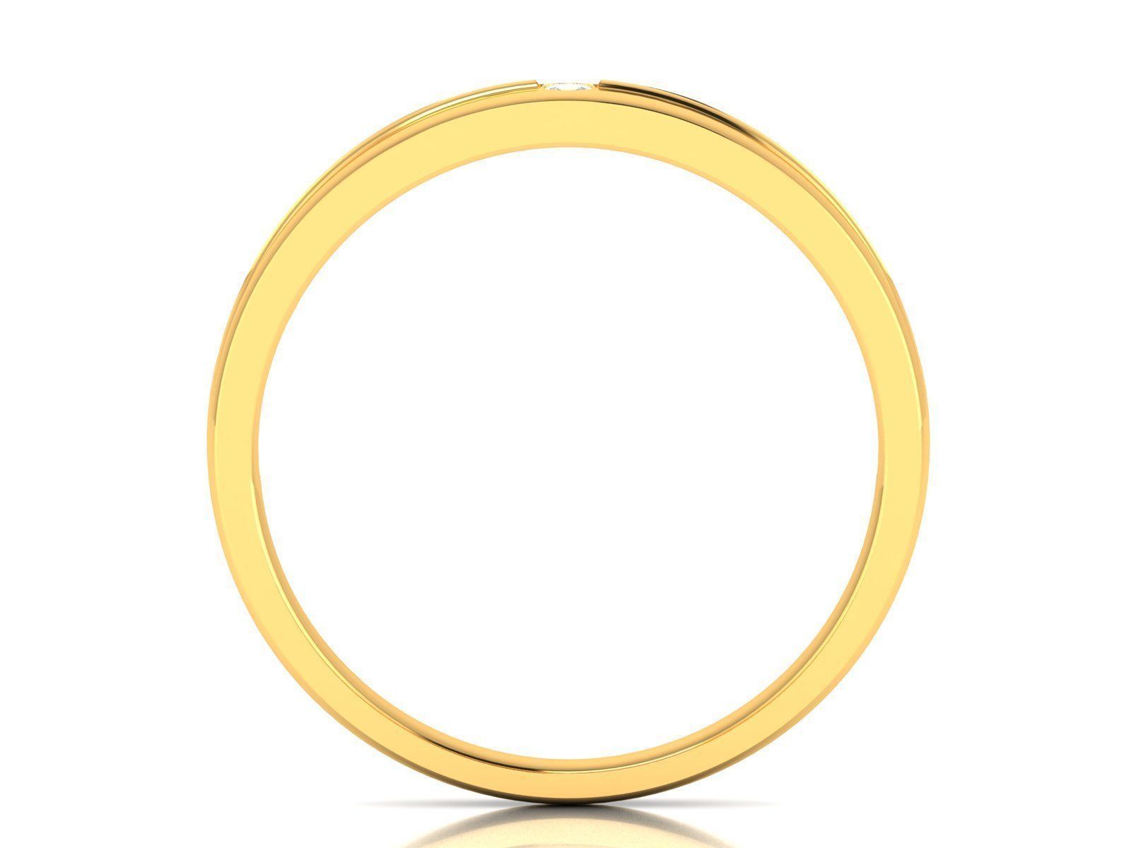 Diamond Band Ring 3dm render detail  3D print model_6