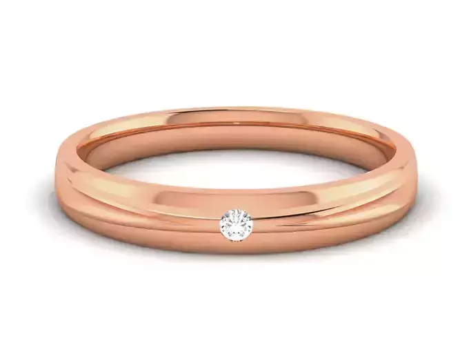 Diamond Band Ring 3dm render detail  3D print model