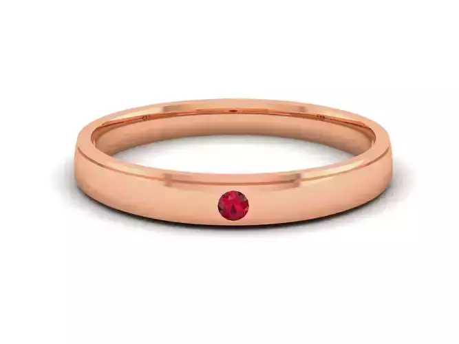 Diamond Band Ring 3dm render detail 