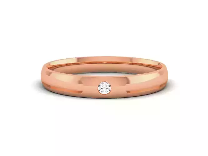 Diamond Band Ring 3dm render detail  3D print model