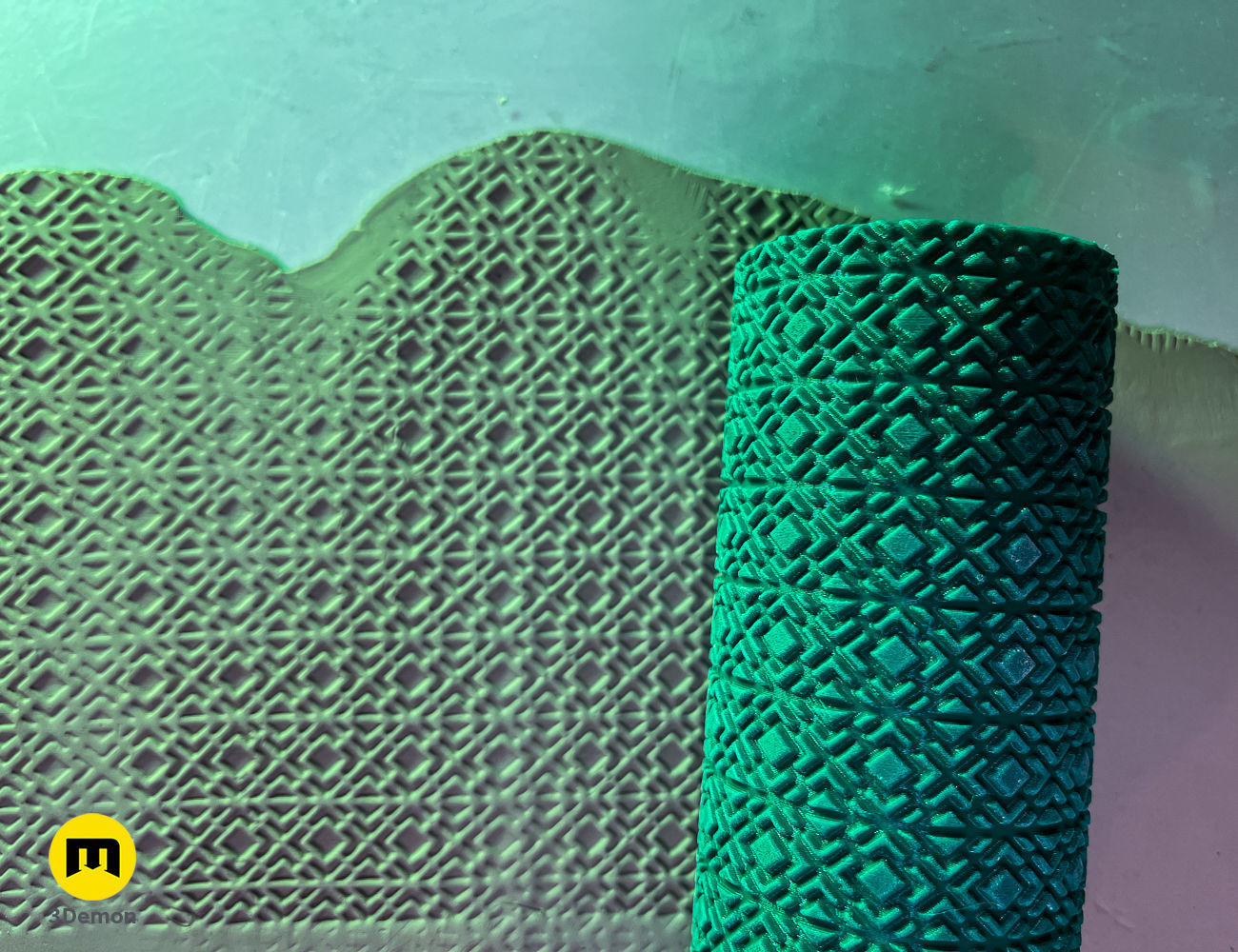 Texture Rollers - Art Deco Wide Patterns 3D print model_9