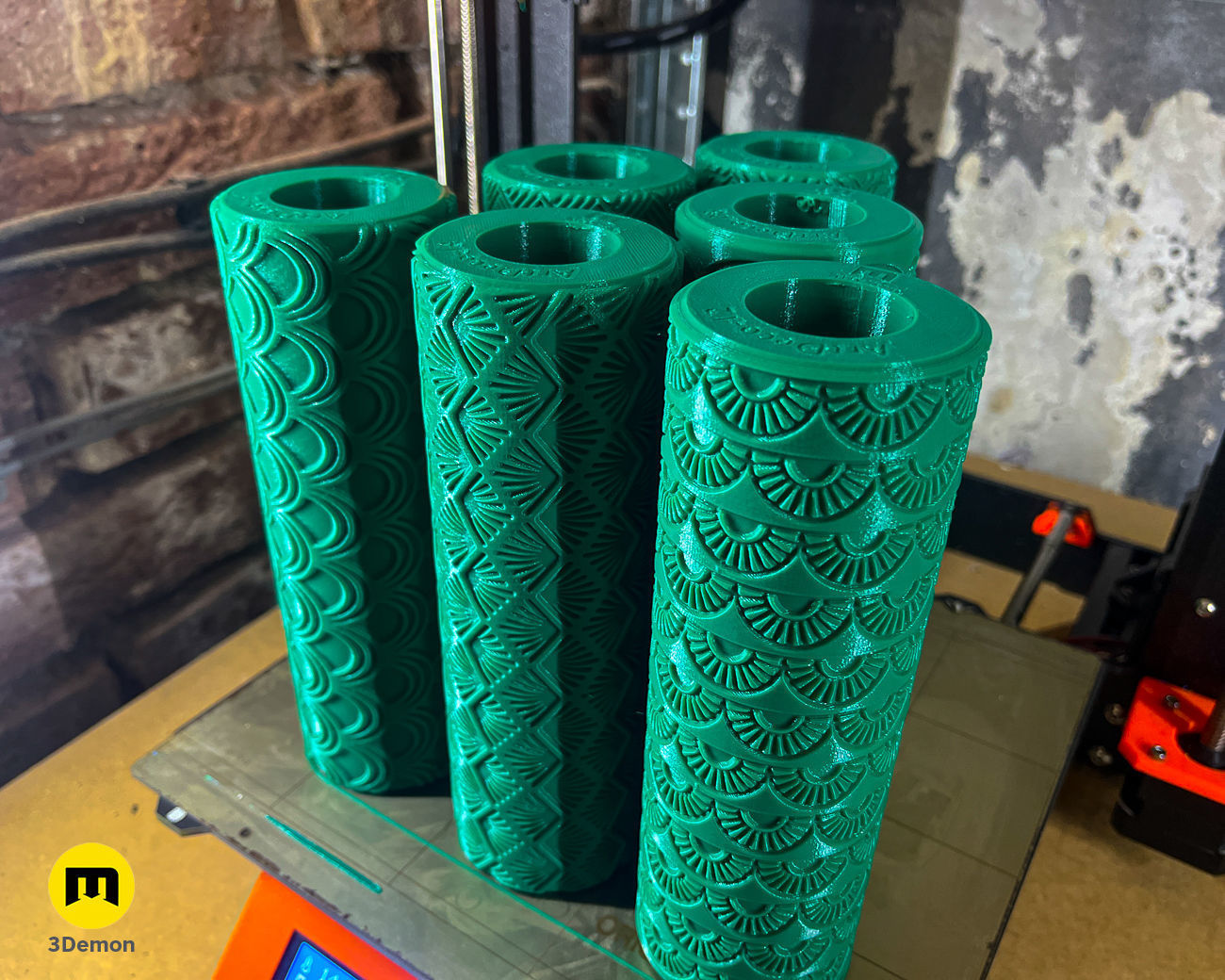 Texture Rollers - Art Deco Wide Patterns 3D print model_1