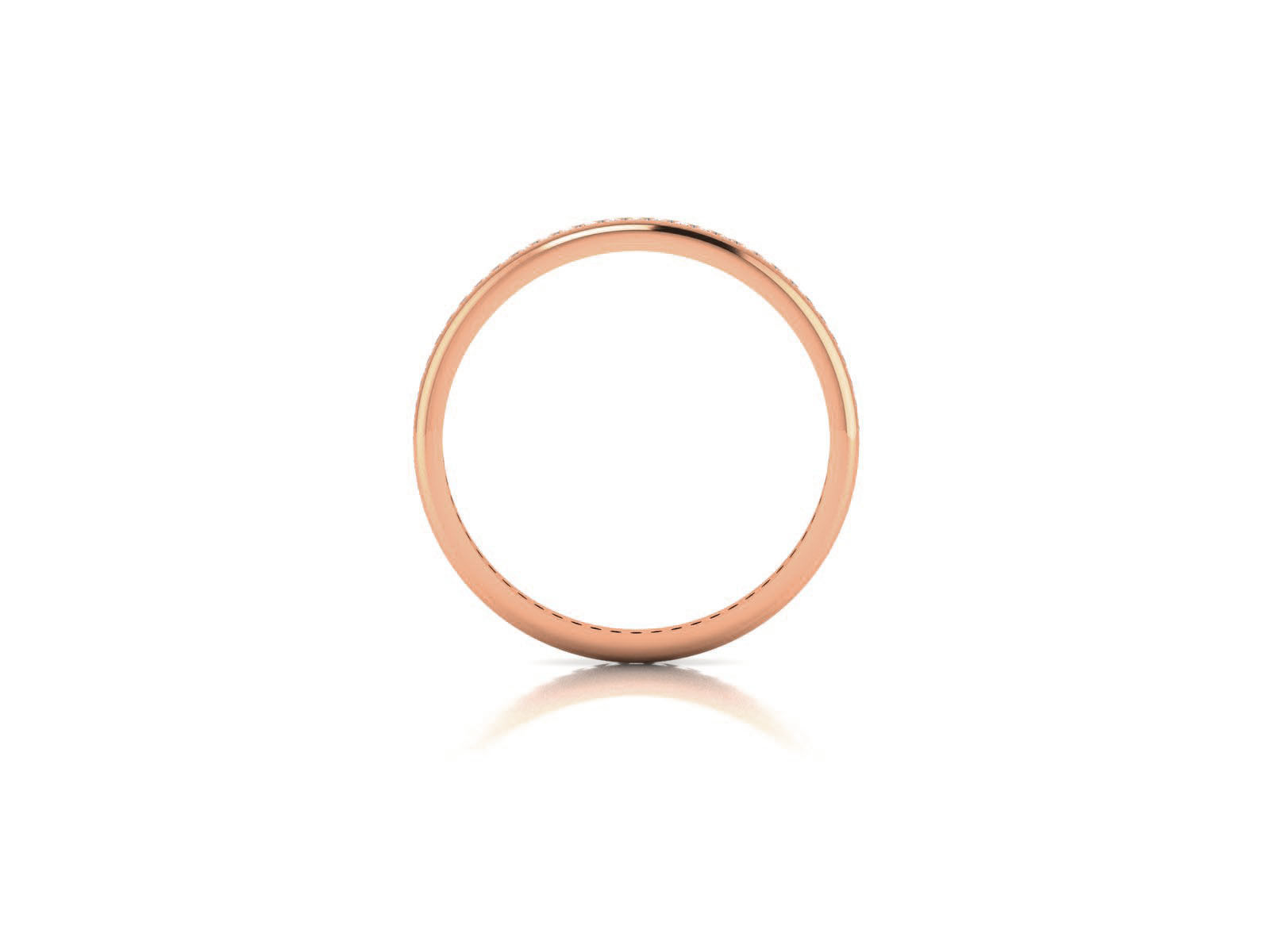 Diamond Band Ring 3dm render detail 3D print model_9