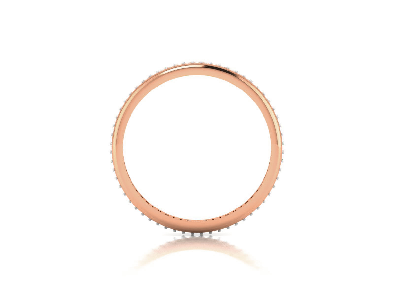 Diamond Band Ring 3dm render detail 3D print model_12