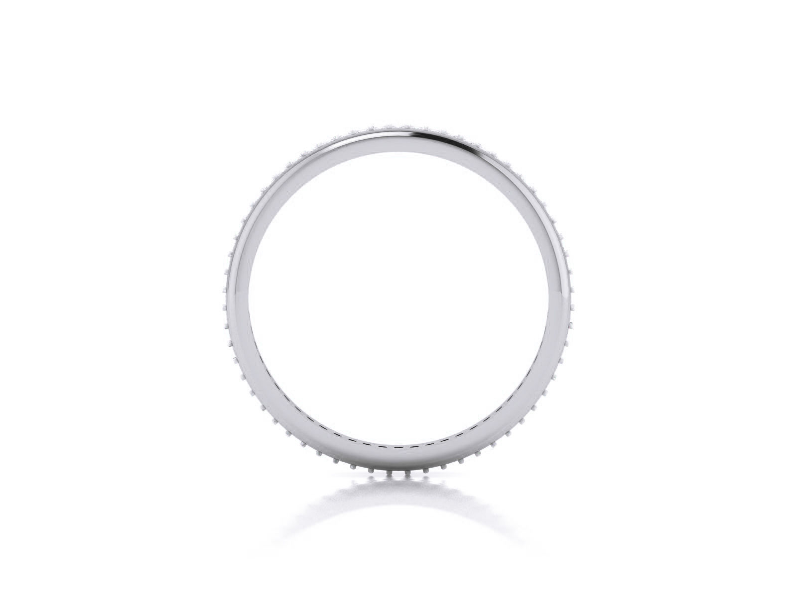 Diamond Band Ring 3dm render detail 3D print model_11