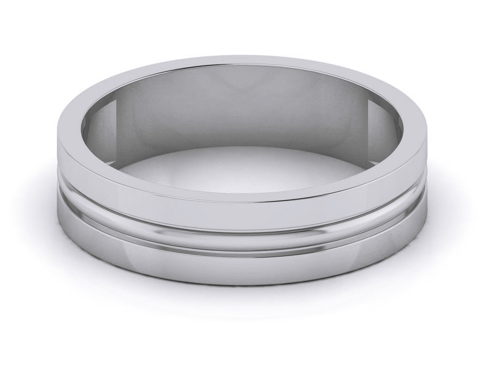 Plain Gold Band Ring 3dm render detail 3D print model_11