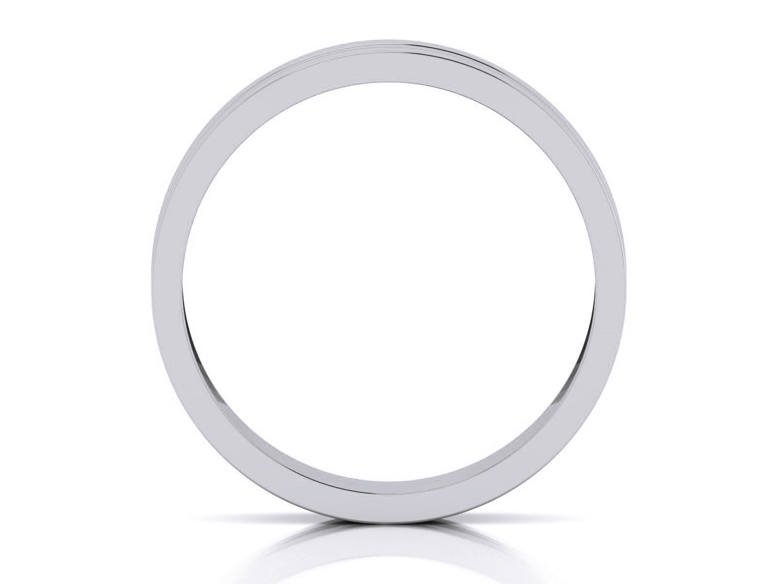 Plain Gold Band Ring 3dm render detail 3D print model_4