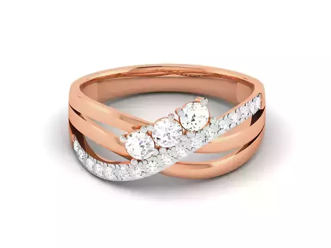 Women Diamond Ring 3dm renders detail