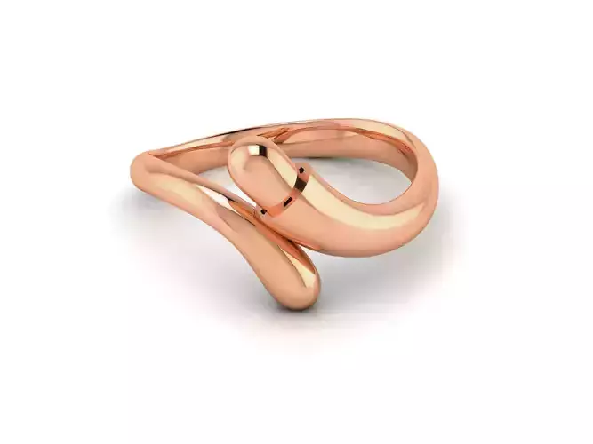 Women Plain Gold Ring 3dm renders detail