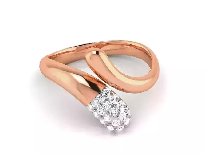 Women Diamond Ring 3dm renders detail