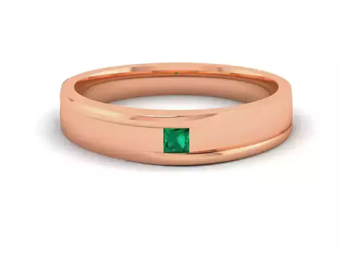 Diamond Band Ring 3dm render detail 