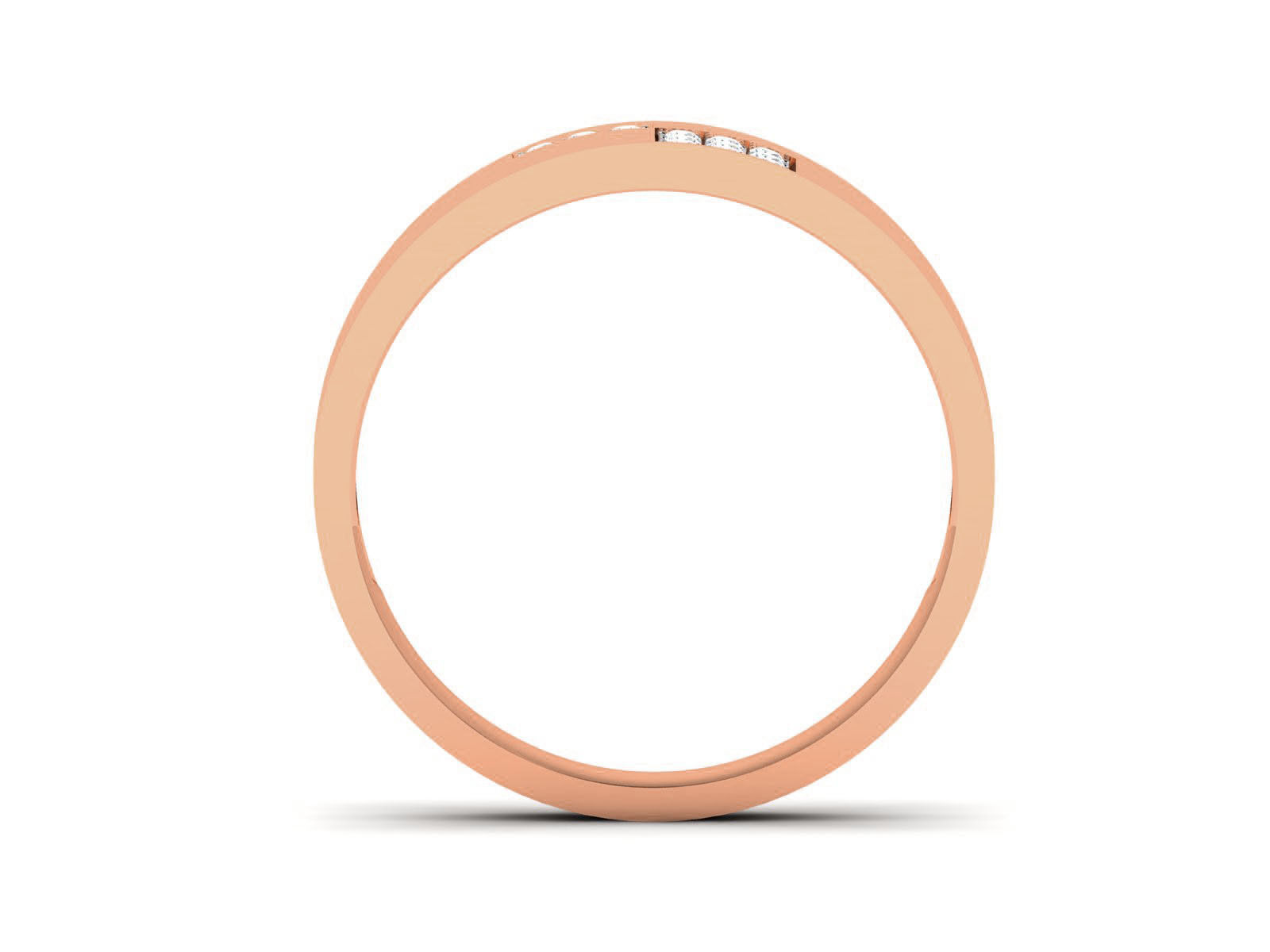 Diamond Band Ring 3dm render detail  3D print model_6