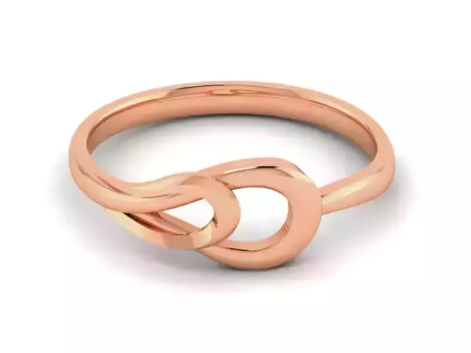 Women Plain Gold Ring 3dm renders detail