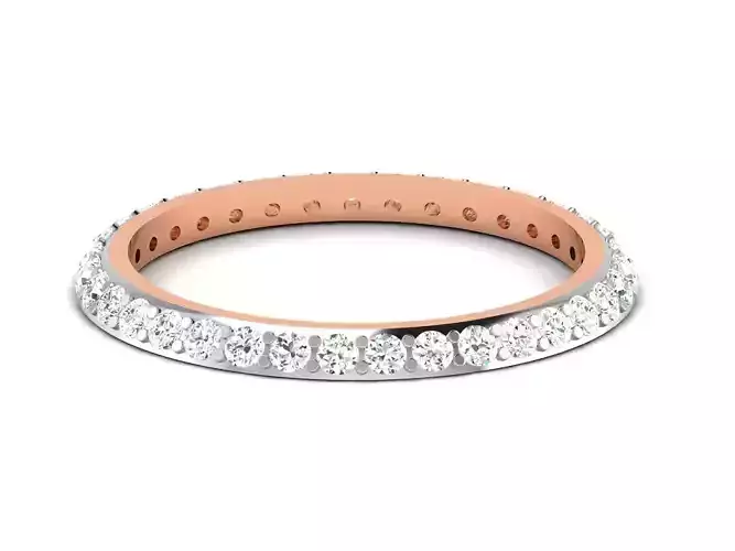 Diamond Band Ring 3dm render detail  3D print model