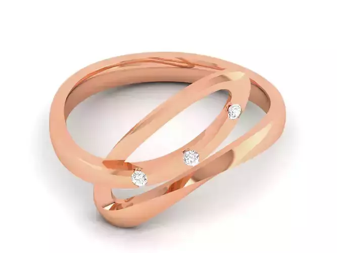 Women Diamond Ring 3dm renders detail