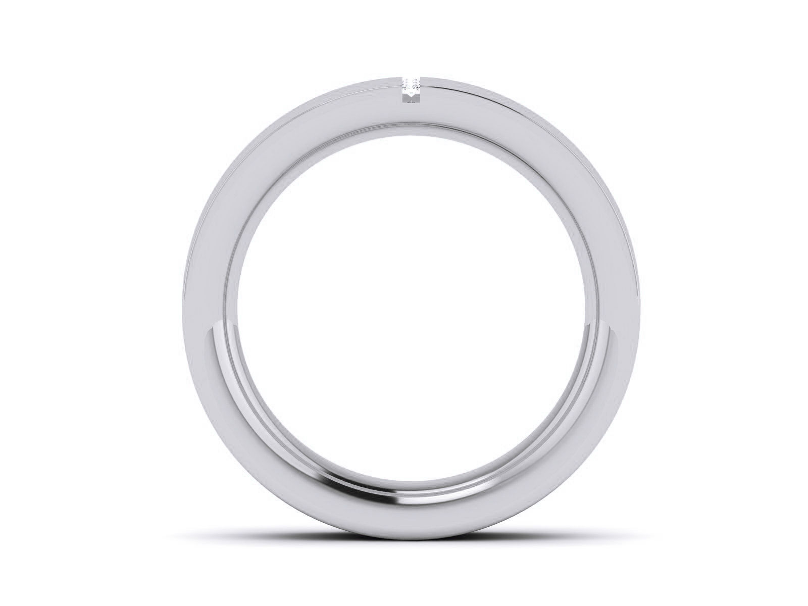 Diamond Band Ring 3dm render detail  3D print model_5