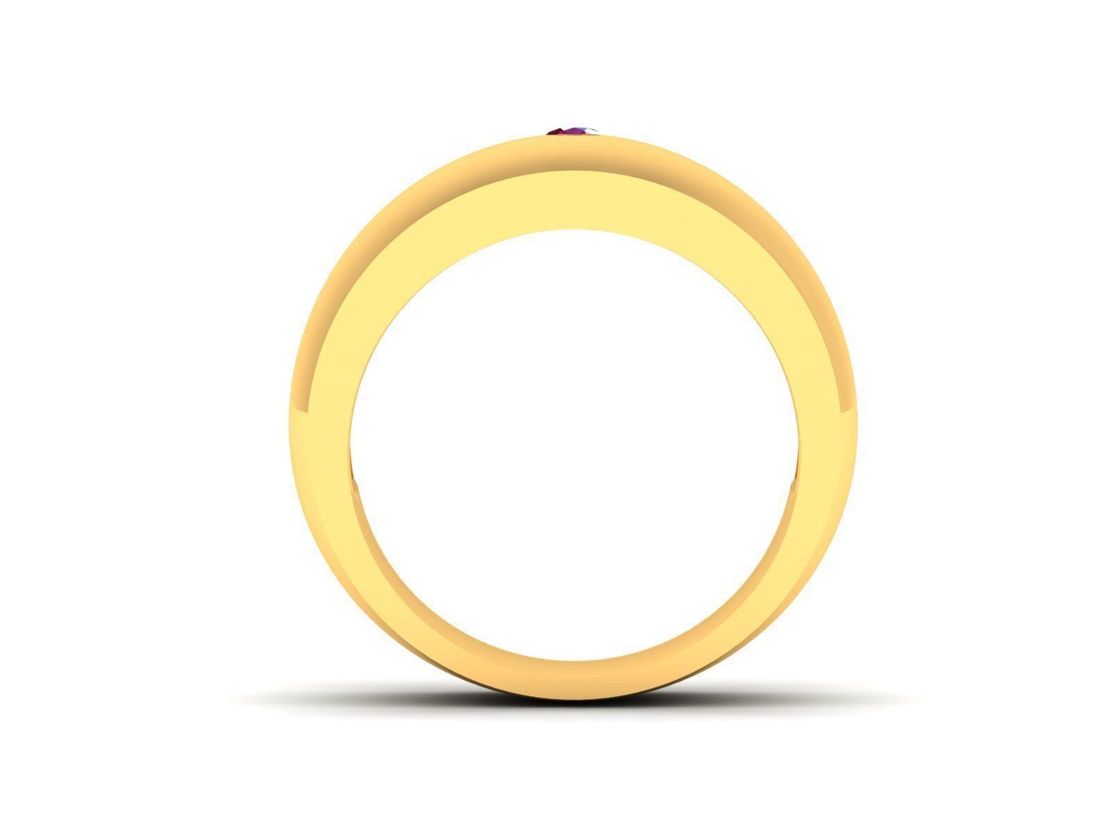 Diamond Band Ring 3dm render detail 3D print model_5