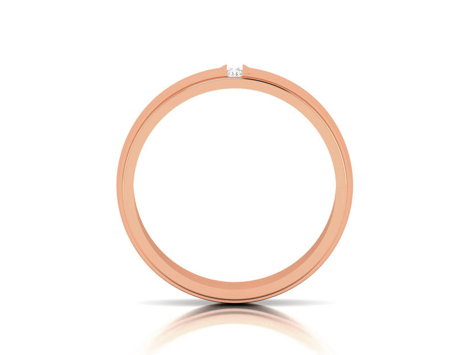 Diamond Band Ring 3dm render detail 3D print model_6