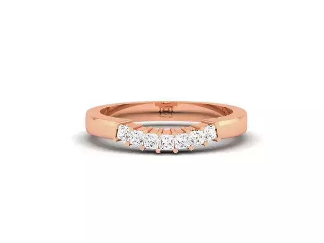 Diamond Band Ring 3dm render detail 