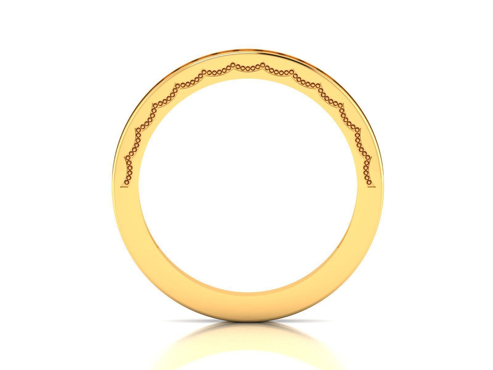 Diamond Band Ring 3dm render detail  3D print model_4