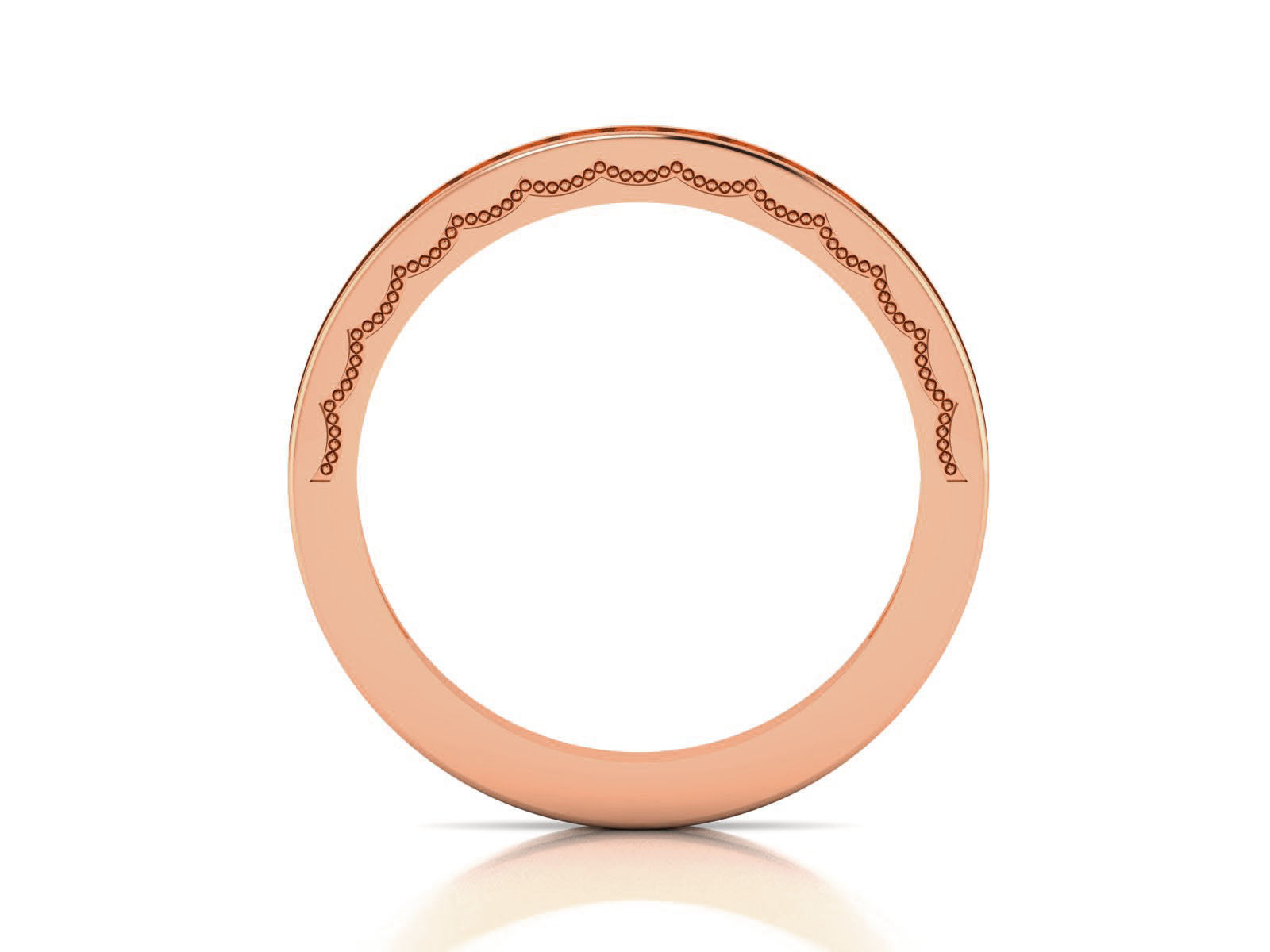 Diamond Band Ring 3dm render detail  3D print model_6