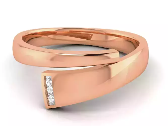 Women Diamond Ring 3dm renders detail