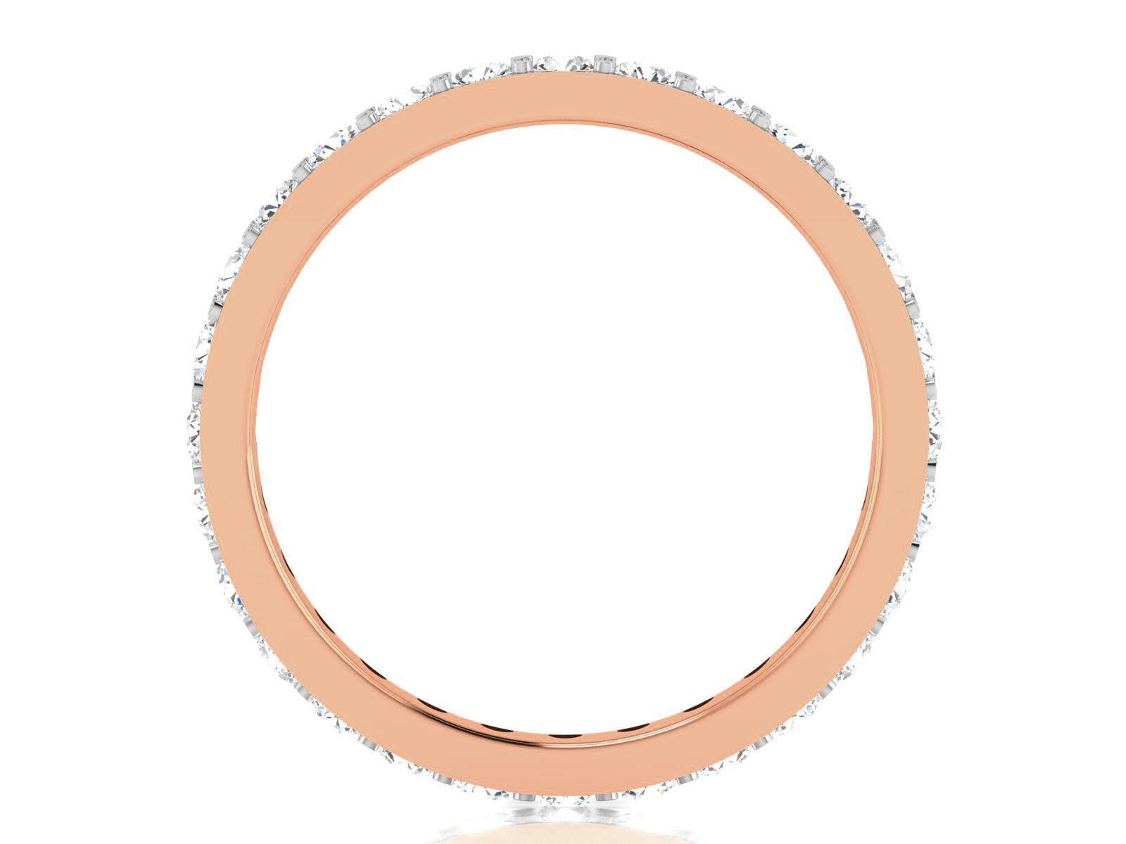 Diamond Band Ring 3dm render detail 3D print model_4