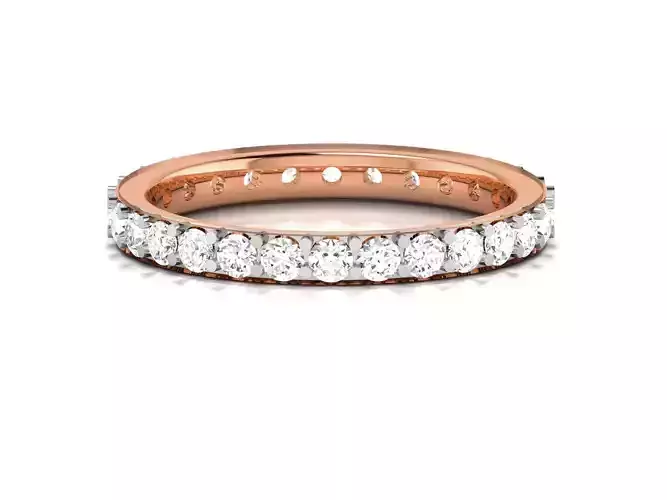 Diamond Band Ring 3dm render detail  3D print model