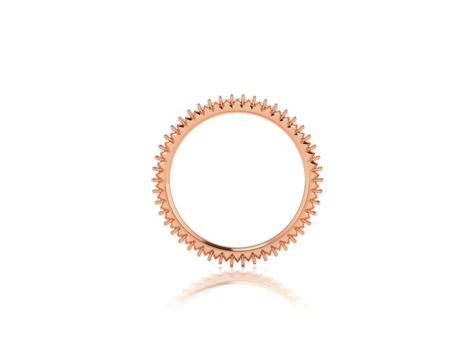 Diamond Band Ring 3dm render detail  3D print model_21