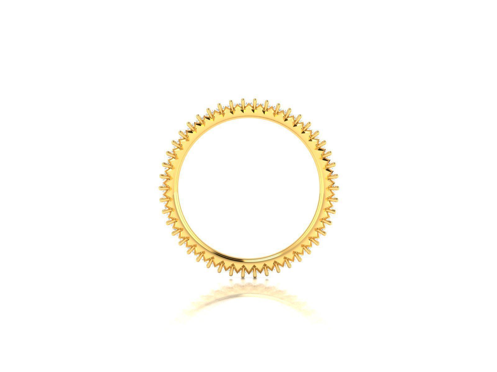 Diamond Band Ring 3dm render detail  3D print model_19