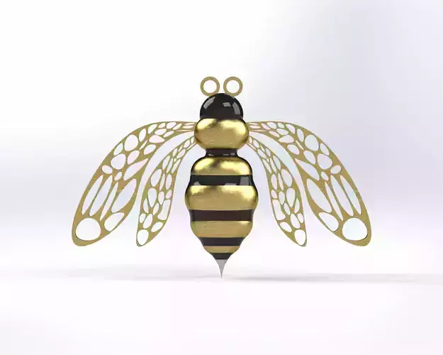 BEE necklace charm