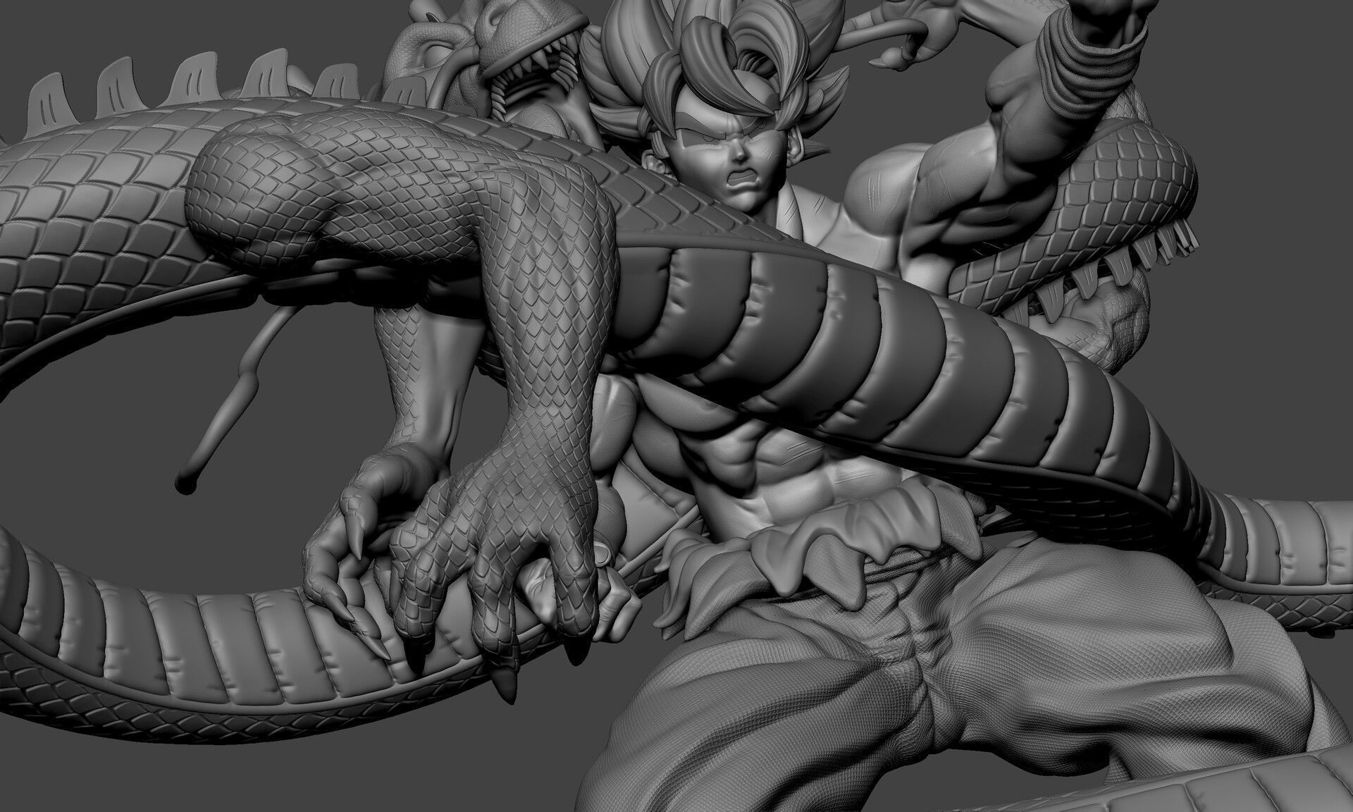 Goku - Impressao 3d 3D print model_2