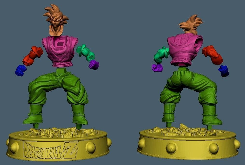 Goku - Impressao 3d 3D print model_5