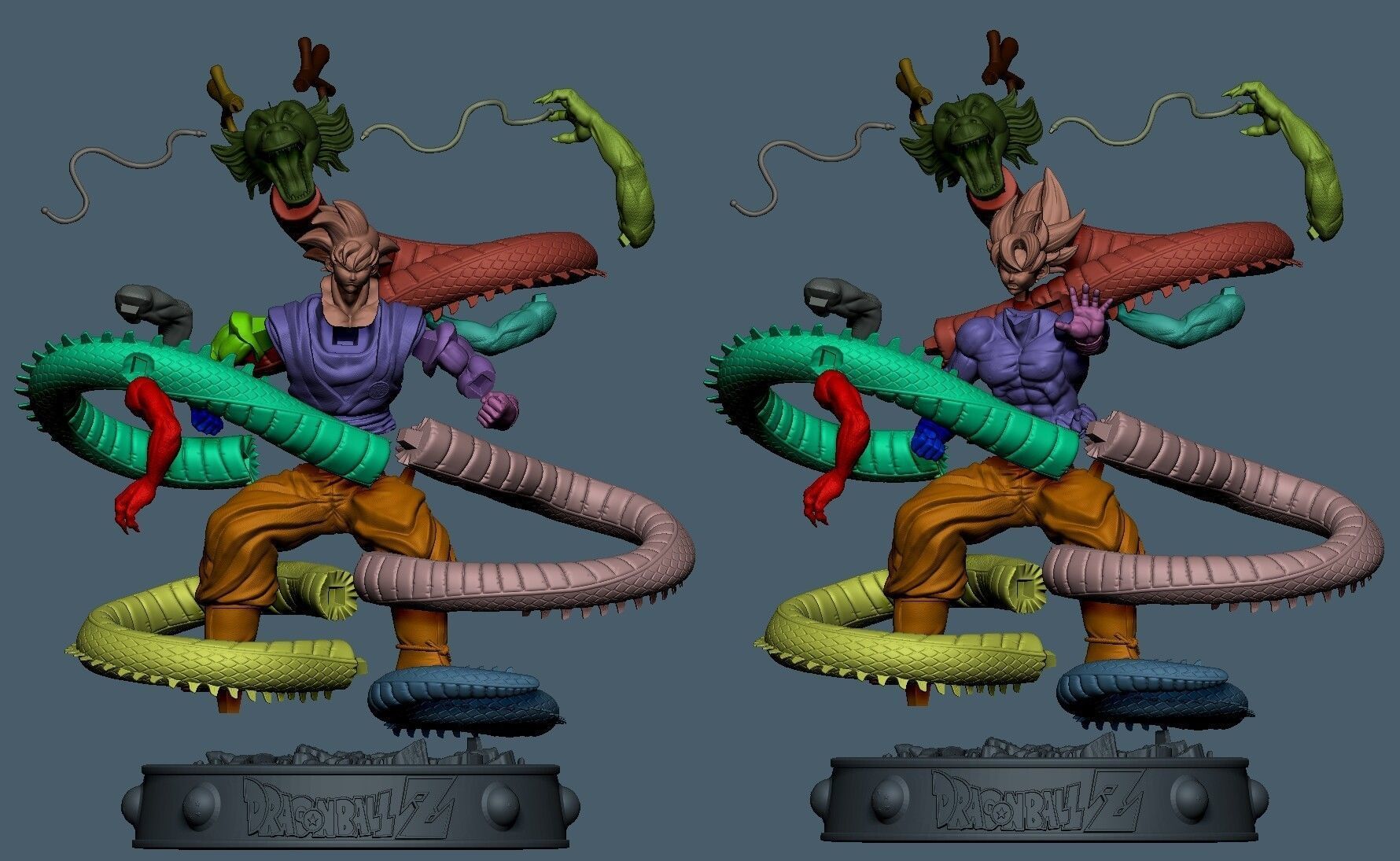 Goku - Impressao 3d 3D print model_6