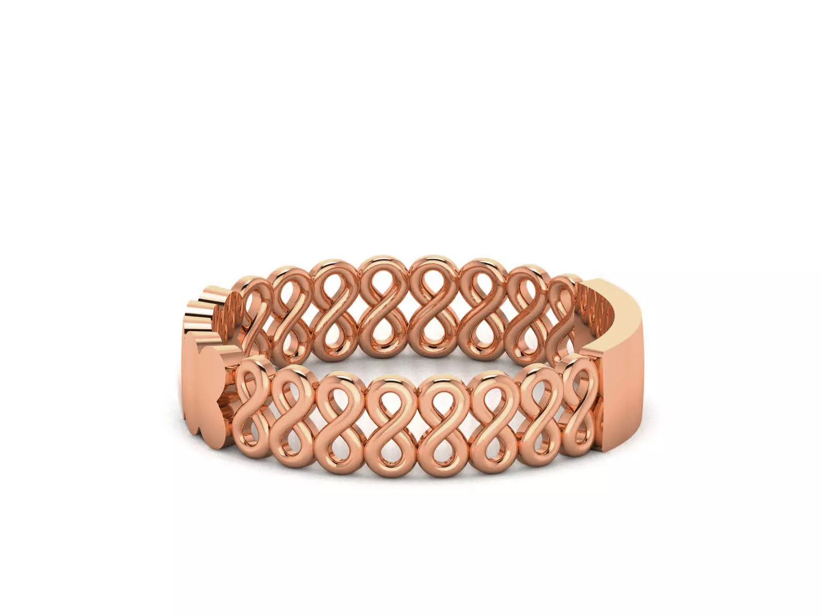 Plain Gold Band Ring 3dm render detail  3D print model_0