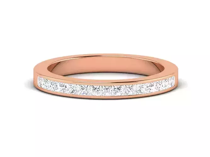 Diamond Band Ring 3dm render detail  3D print model