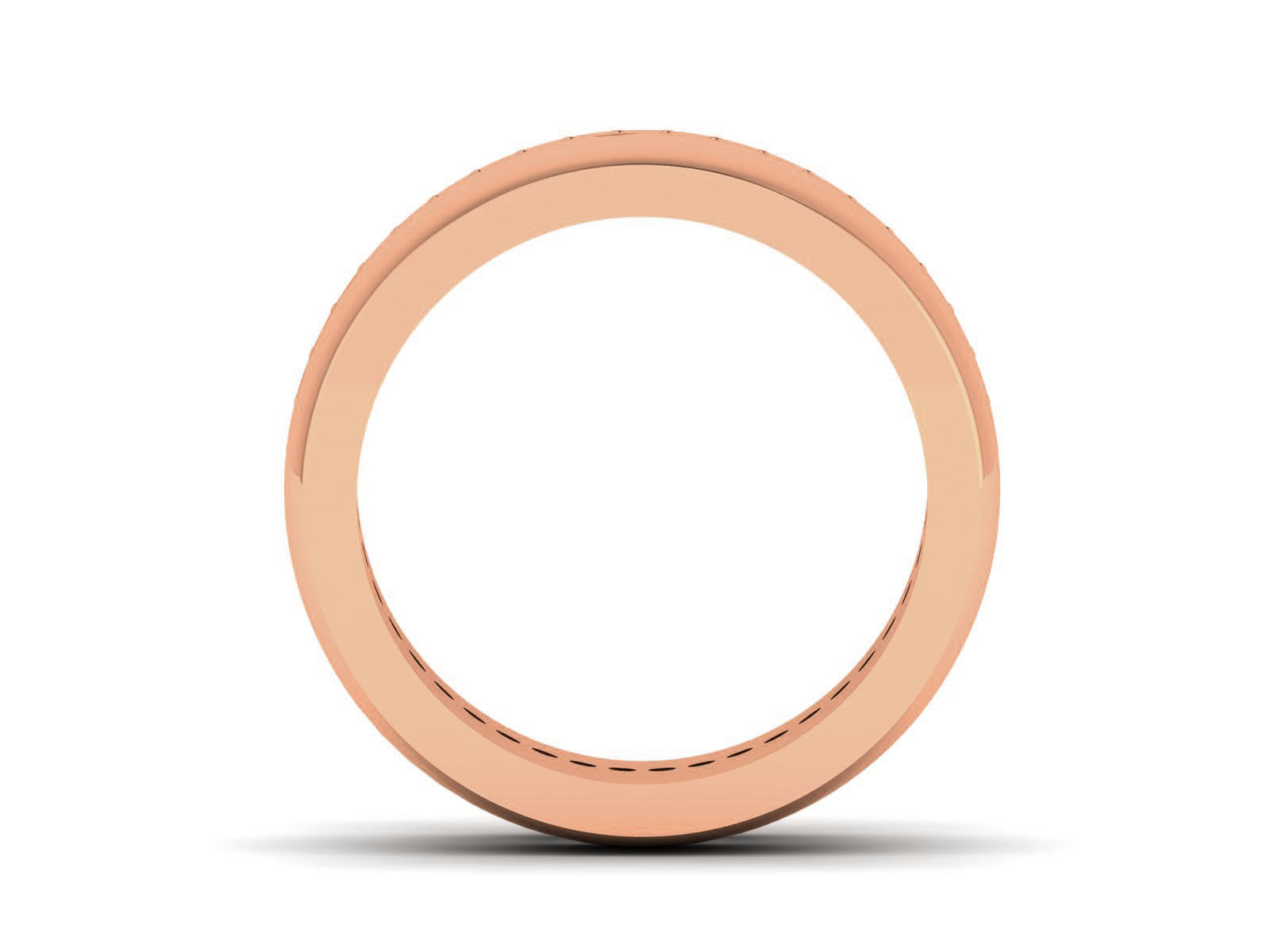 Diamond Band Ring 3dm render detail  3D print model_7