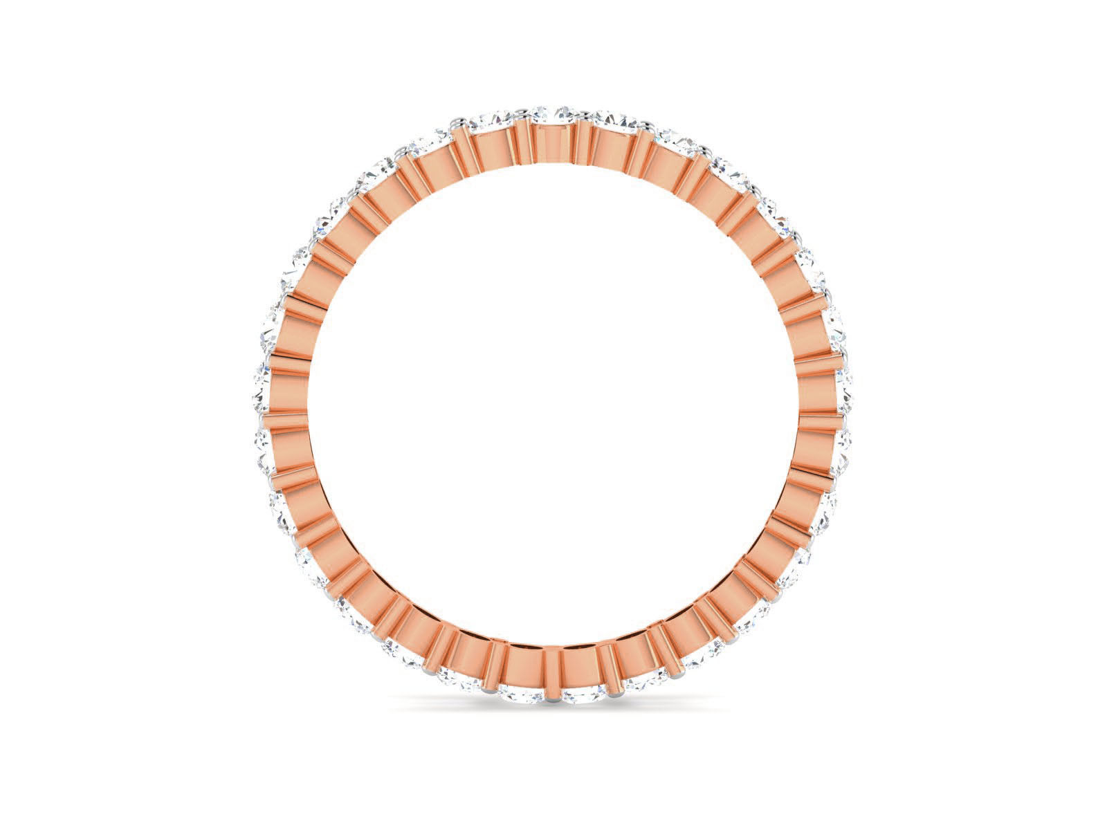 Diamond Band Ring 3dm render detail  3D print model_6