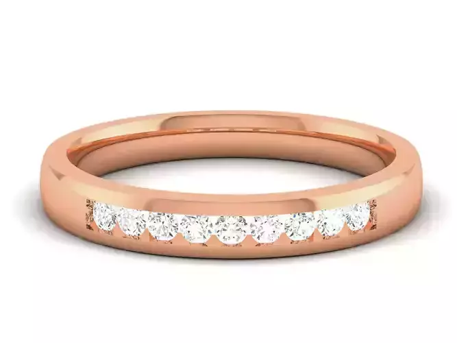 Diamond Band Ring 3dm render detail  3D print model