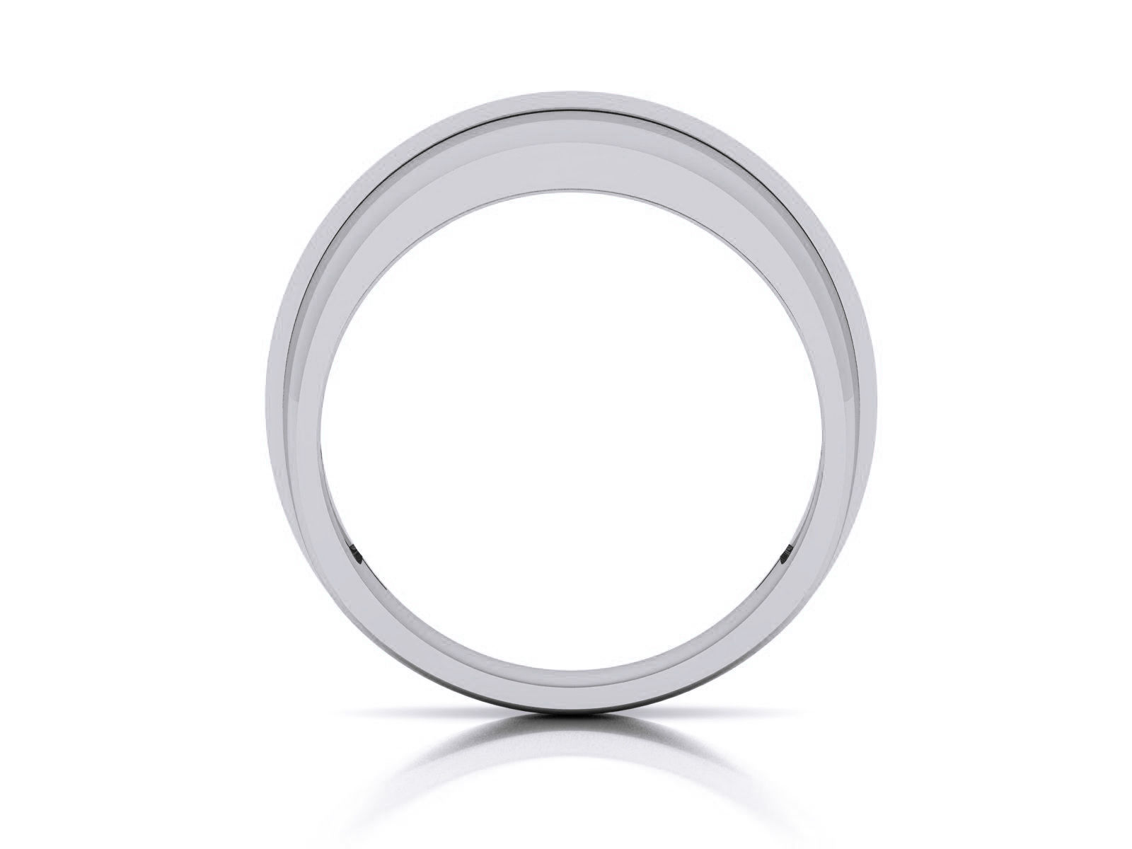 Plain Gold Band Ring 3dm render detail  3D print model_5