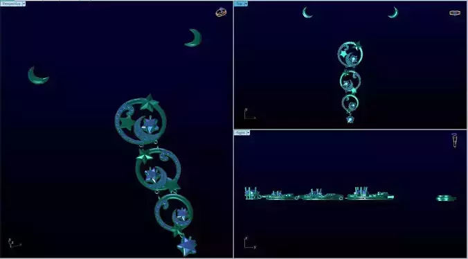 3d model pendant jewelry