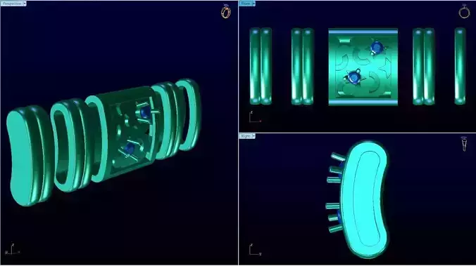 bracelet device with lights